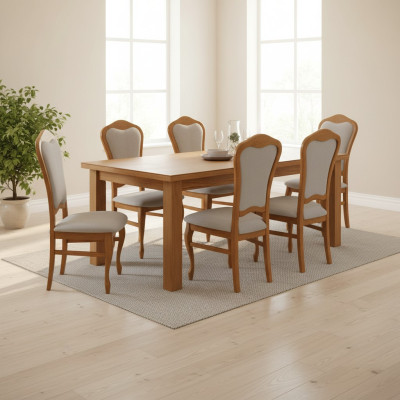 Komplette Sitzgruppe Design Esszimmer Stuhl Set Stühle 8x Garnitur Gruppen Neu