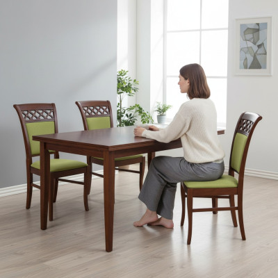 Stuhl 8x Esszimmer Polsterstuhl Lounge Textil Sitz Sessel Set Neu Club Fernseh