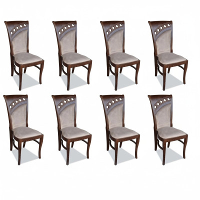 Gruppe Gastronomie Neu Esszimmer Restaurant Stuhl Design 8x Sessel Stühle Set