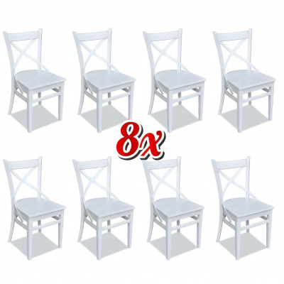 Ess Wohn Zimmer 8x Stühle Neu Stuhl Set Sessel Design Polster Lehn Leder Textil