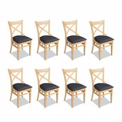Esszimmer Restaurant Esszimmer Design Stuhl 8x Stühle Set Sessel Gastronomie Neu