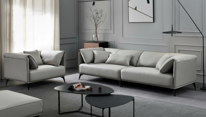 Italienische Design Sofa Sofagarnitur 4+1 Sitzer Couch Polster Möbel