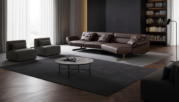 Design Ecksofa Wohnlandschaft Sofa Couch L Form Polster Couchen Leder