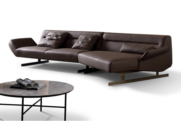 Design Ecksofa Wohnlandschaft Sofa Couch L Form Polster Couchen Leder