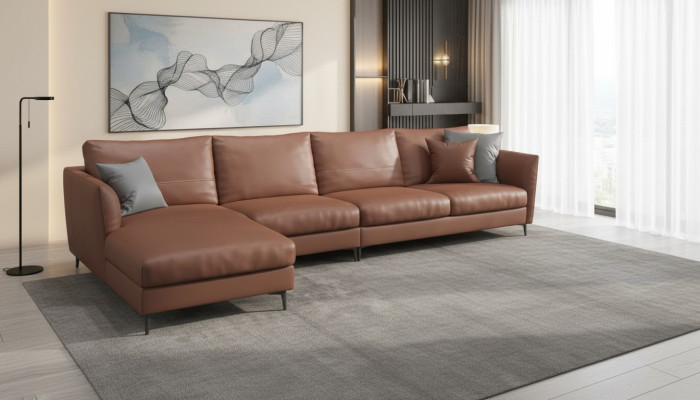 Wohnlandschaft Design Modern Sofas Eck Ecksofa L Form Ledersofa Couch