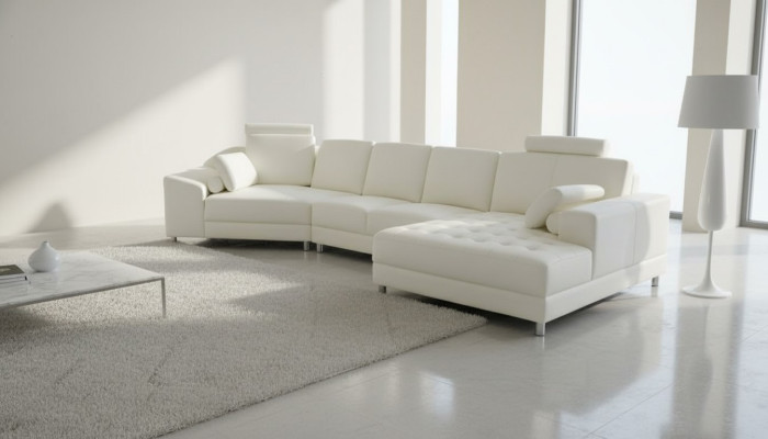 Design Ecksofa Leder Couchen Sofas U Form Sofa Couch Polster Neu Wohnlandschaft