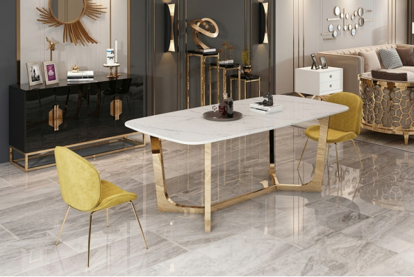Italienische Stil Möbel Esstisch Tisch Holz Möbel Esszimmer 180x90cm Esstische