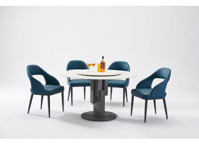 Esszimmer Möbel Oval Esstisch Tisch Design Tische Luxus Möbel Rund Neu Edelstahl