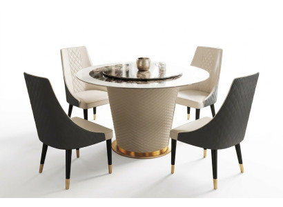 Marmor Esstisch Moderne Esszimmer Wohnzimmer Küche Tische Design Tisch Rund Neu
