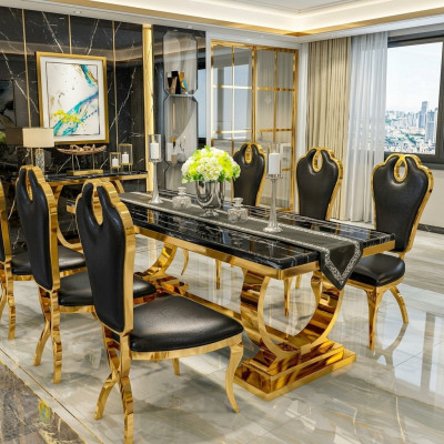 Edelstahl Esstisch Esszimmer Moderne Küche Design Tisch Metall