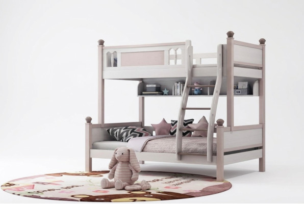 Doppelstockbett Etagenbett Hochglanz Natur Hochbett Kinderbett Etage Betten Bett
