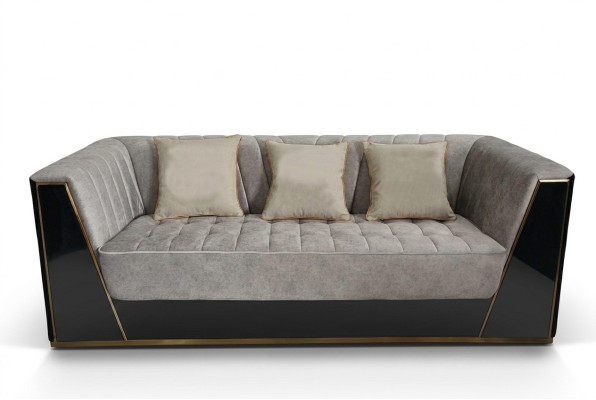 Sofa 3 Sitzer Sofas Luxus Textil Couchen big Polster Designer Möbel Dreisitzer