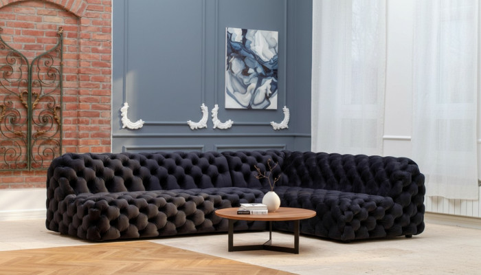 Wohnlandschaft Sofa Ecke Design Eck Ecksofa L-form Moderne Sofas Stoffsofa Couch