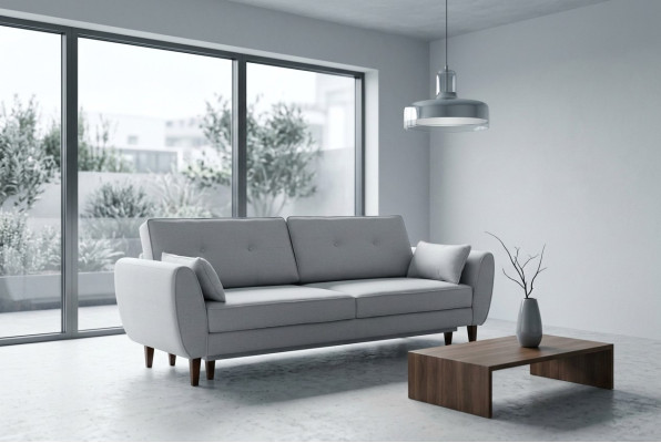 Sofa Design 1x Sofas 3 Sitzer Couch mit Bett funktion neue Sofas Luxus Modern