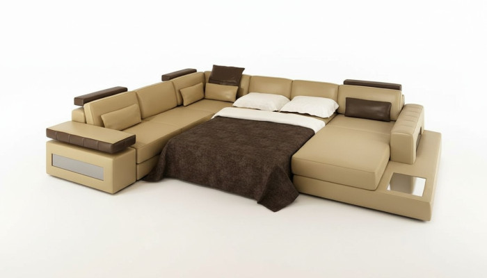 U-Form Couch Design Polster Textil Eck Modern Sofas Wohnlandschaft Ecksofa Stoff