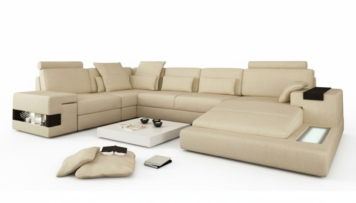 Ecksofa Couch Polster Couchen Neu Eck U Form Sofa Wohnlandschaft Möbel Sofas Neu