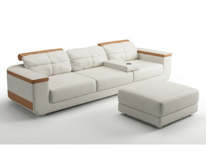 Sofa 3 Sitzer Textil Sofas Couch Polster Luxus Sofa Modern Stil Big xxl couchen