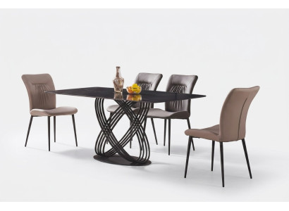 Luxus Tisch Edelstahl Esstisch Esszimmer Esstische Küche Tische Design Metall