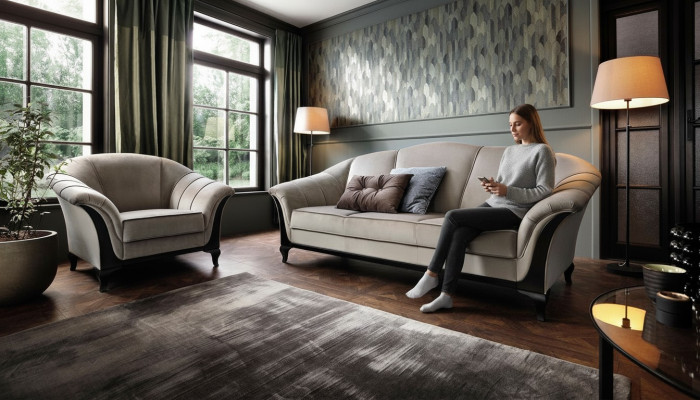 Sofas 3 Sitzer 230 x 92 cm Couchen Designer Modern Stil Möbel Couch Weiches Sofa