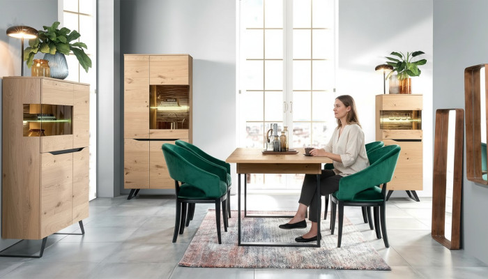 Modern Glas Vitrine Regale Holz Designer Schrank Vitrinen Regal Schränke neu