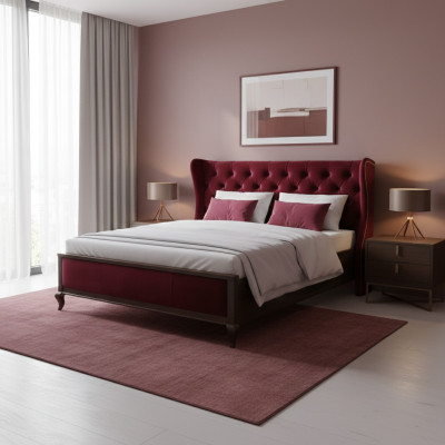 Schlafzimmer Bett Polster Design Möbel Luxus Doppel Hotel Betten Modern Stoff