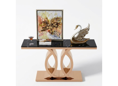 Designer Holz Konsolentisch Tisch Konsole Konsolentische Luxus Konsole
