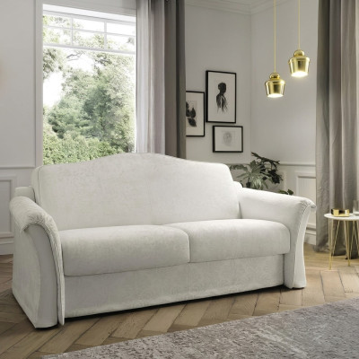 Zweisitzer Textilsofa Italienische Möbel Wohnzimmer Designer Sofas 2 Sitzer Neu