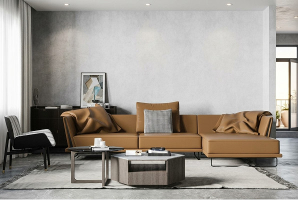 Ecksofa L-form Leder Wohnlandschaft Relax Sofa Design Couch Lounge Sofas Eck Neu