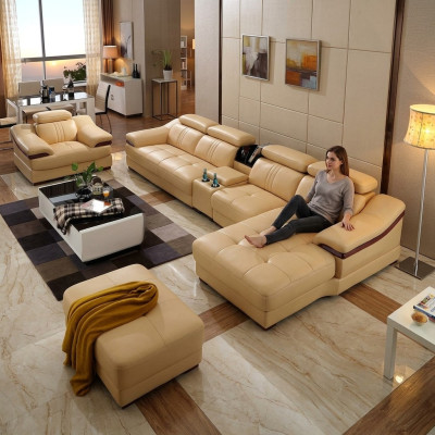 Wohnlandschaft Luxus Eckgarnitur Ecksofa L-form Polster Modern Relax Sitz Möbel