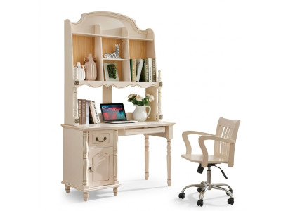 Schreibtisch Schrank Tische Bürotisch mit Schubladen PC Tisch Landhaus