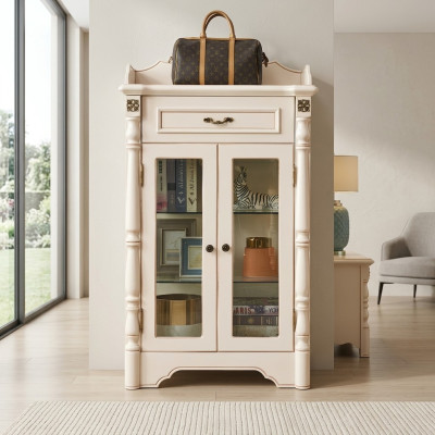 Schrank Kommode Vitrine Kolonial Stil Möbel Sideboard Anrichte Schränke Holz Neu