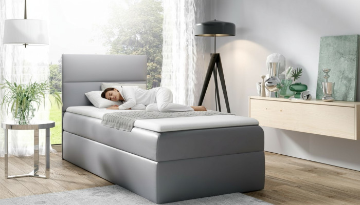 Jugendbett 90 cm Schlafzimmer Design Hotel Modern Bett Bettkasten Boxspringbett