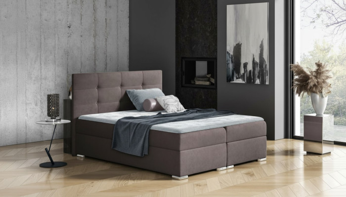 Bett Bettkasten Boxspringbett 160x200 Schlafzimmer Design Doppel Hotel Modern