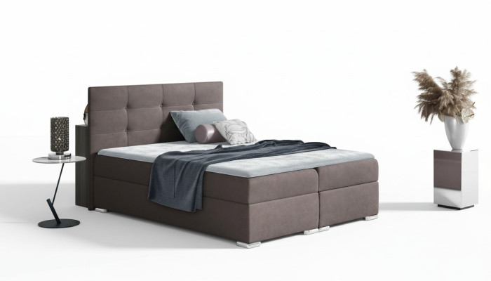 Bett Bettkasten Boxspringbett 160x200 Schlafzimmer Design Doppel Hotel Modern