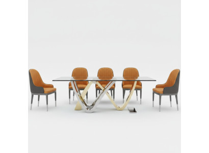 Esszimmer Säulen Tische Italienische Möbel Restaurant Esstisch Tisch Luxus Neu