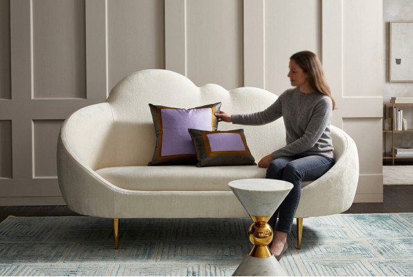 Sofa 3 Sitzer Jugendsofa Wohnlandschaft Sitz Design Couch Sofas Stoff