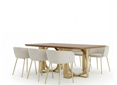 Stühle Sessel Esszimmerstuhl Esszimmer Stühl Stoff Lehn Holz Luxus Sitz Neu