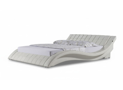 Betten Ehe 180x200cm Schlaf Zimmer Leder Doppel Bett Polster Design