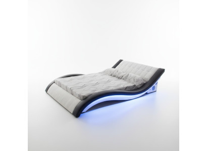 Luxus Bett Design Betten Digital USB Schlafzimmer Möbel Leder Doppel