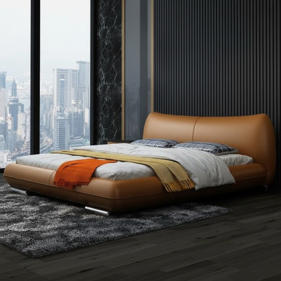 Betten Textil Leder Hotel Luxus Samt Polster Stoff Designer Bett Schlafzimmer
