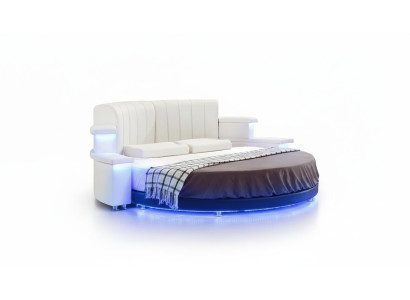 Rundes Bett Möbel Modern Luxus Betten Bettgestell 200x200 Rund