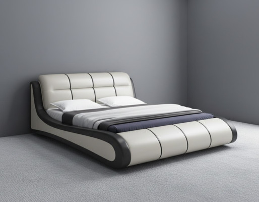 Luxus Polster Betten Textil Doppel Neu Schlafzimmer Design Bett Leder