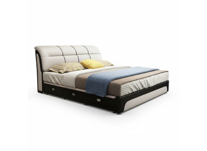 Betten Polster Textil Modern Holz Schlafzimmer Neu Doppelbett Chesterbett