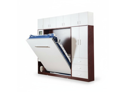 Schrank Bett Wandschrank Betten Wohnwand Schlafzimmer Gästezimmer Möbel Regal