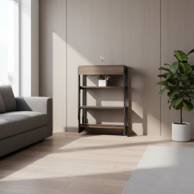 Multifunktion Platz sparende Möbel Esstisch Tisch Regal 2in1 Küche Tische Holz