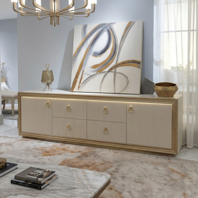 Wohnzimmerschrank TV Schrank Möbel Schränke Regal Sideboard rtv Kommode Lowboard