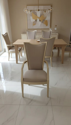 Luxus Sessel Stuhl Holz Möbel Einrichtung Hotel Lehnstuhl Stühle Neu Esszimmer