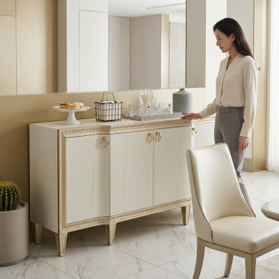 Kommoden Luxus Schränke Side Low Board Edel Holz Design Konsole Schrank Kommode