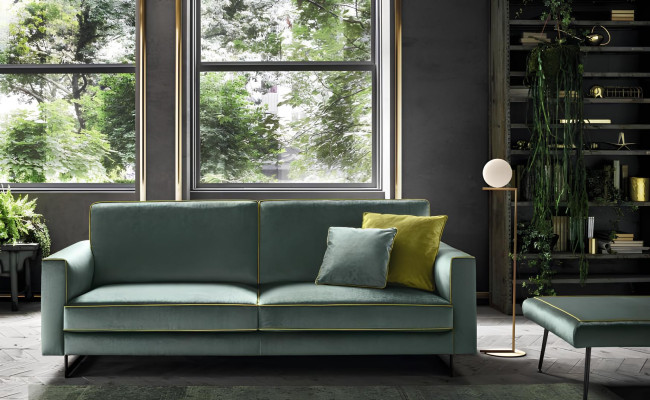Italienisches Sofa Design Luxus Polster Couch Modern Sofa 3 Sitzer alfitalia Neu