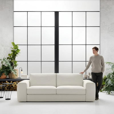 Wohnzimmer Polstermöbel Sofas Stoff Holz Luxus alfitalia Design Sofa 3 Sitzer